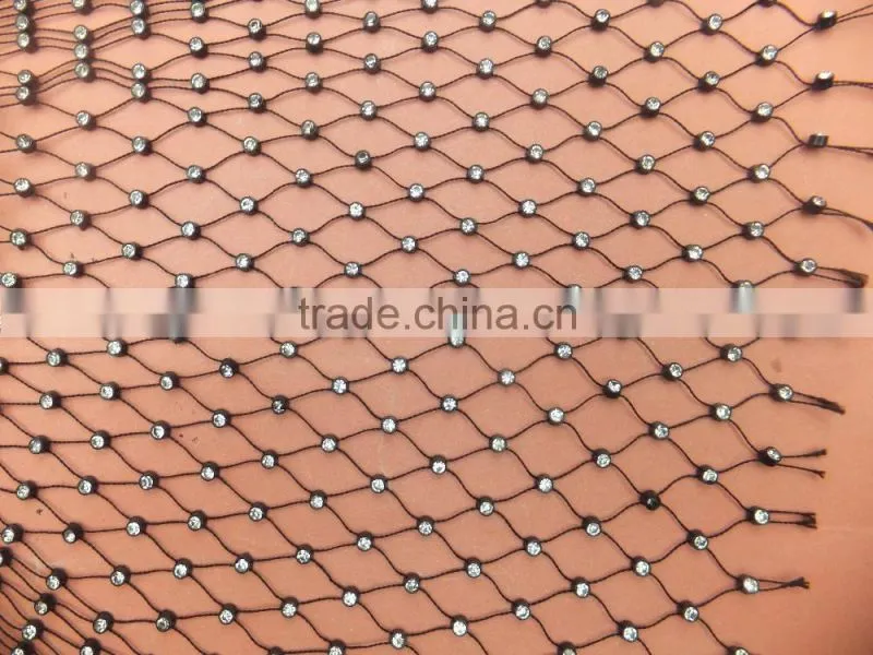 Shining Rhinestone Plastic Mesh for Decorations