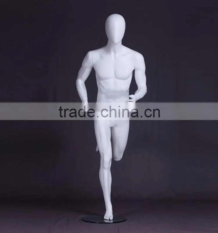 run pose sport male mannequin
