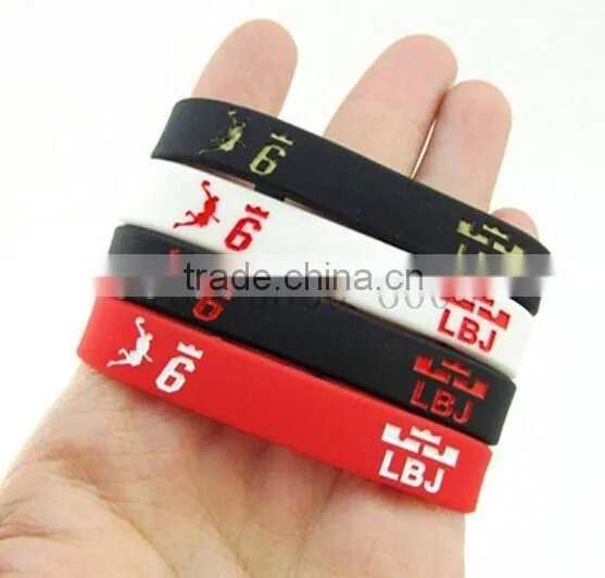 High quality Logo Design Silicone Bracelet Wirst Band