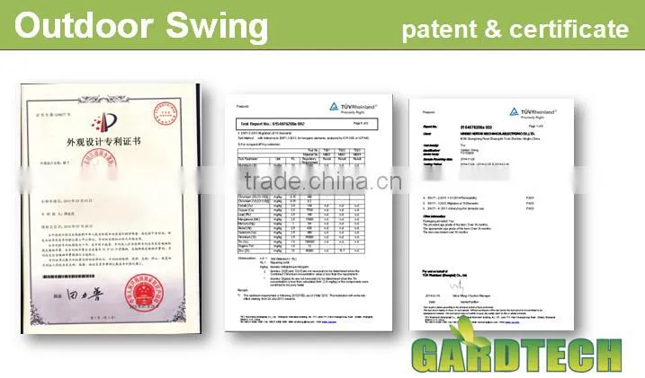 Trade Assurance Limit member outdoor wooden round swing seat