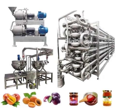 Apricot Peach and plum Jam Processing Line