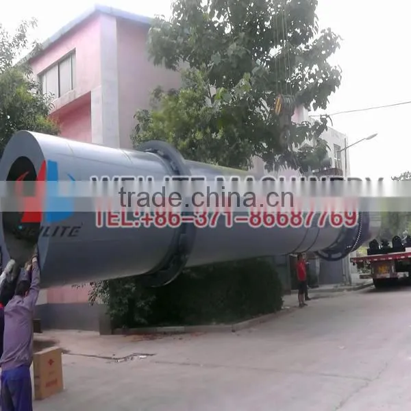 Rotary Drying Machine For Charcoal Powder / Charcoal Powder Rotary Dryer