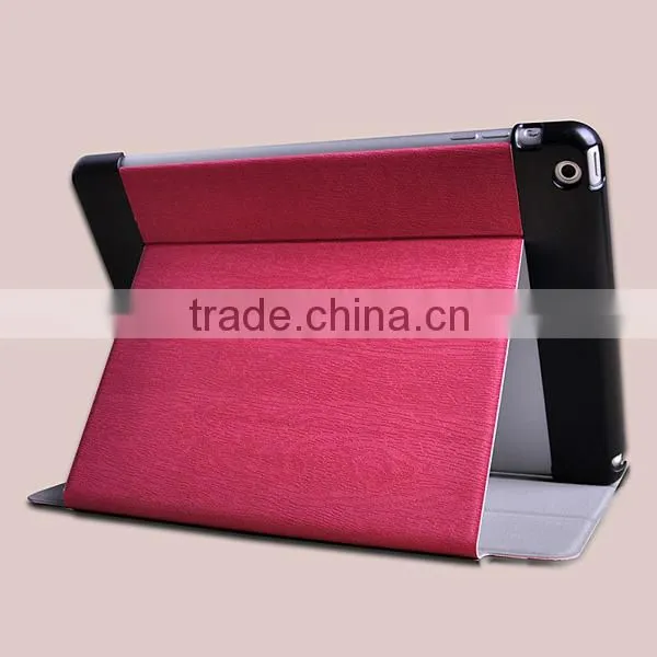 Leather flip table case with stand for iPad Air