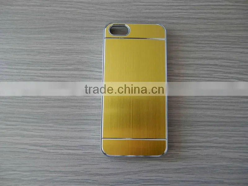 For iphone case with golden metal surface