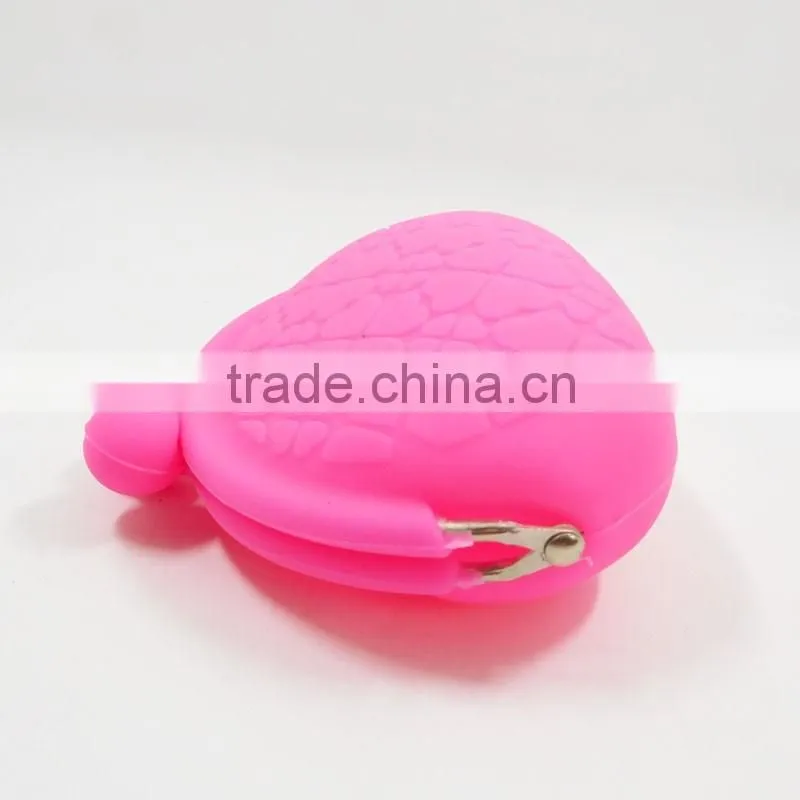 Best Quality Clip Purse Wallet Solid Color Silicone Coin Holder Mini Money Pocket Purse