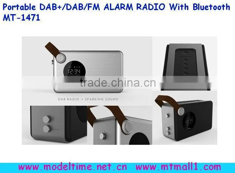 Portable DAB+/DAB/FM ALARM RADIO With Bluetooth function
