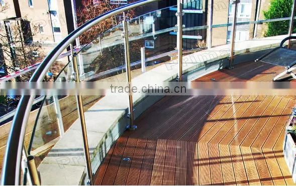 Clear tempered glass for balcony