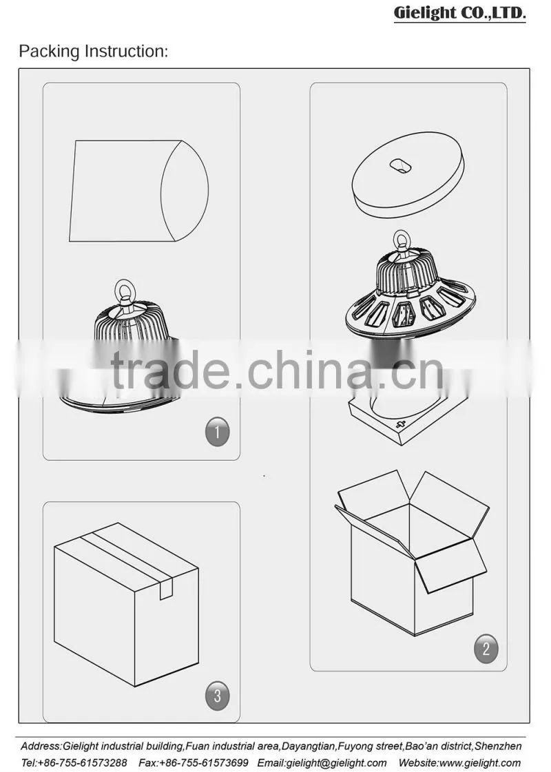 highbay 100w led high bay light ul dlc
