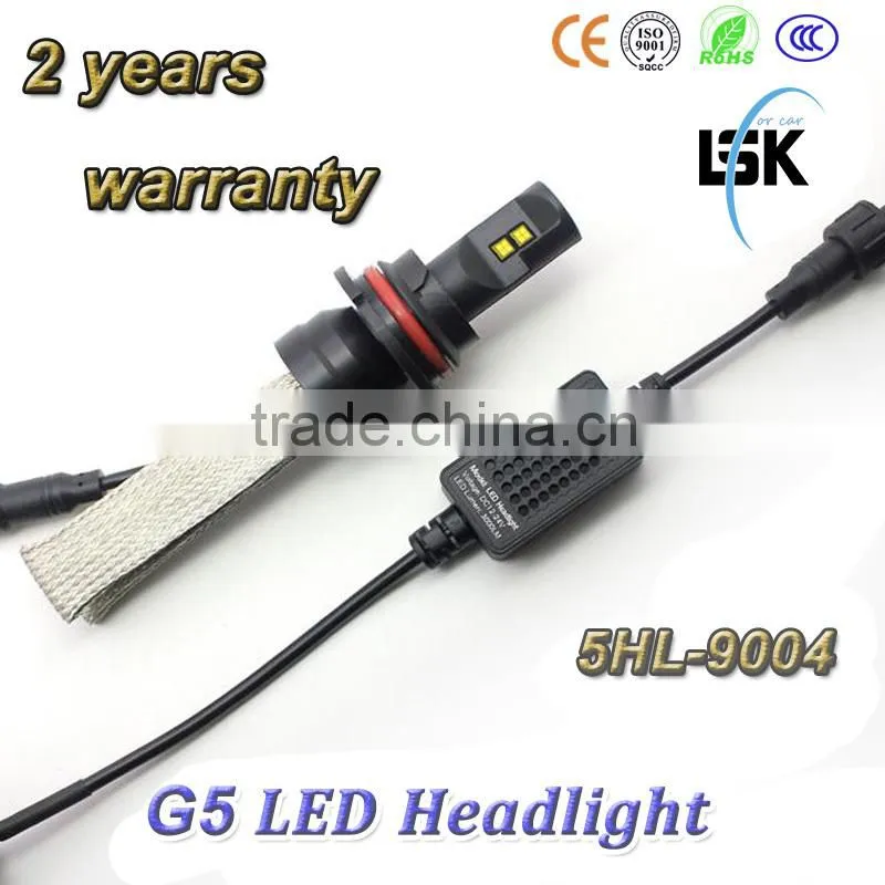 Strong OEM G5 LED headlight hi/lo beam 6000lm car 9004 led headlight kits FOR all cars/motor
