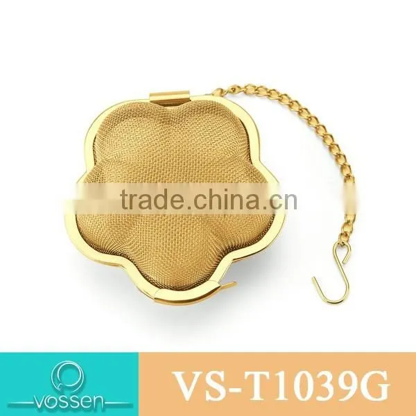 Silver plating gift box shaped tea infuser