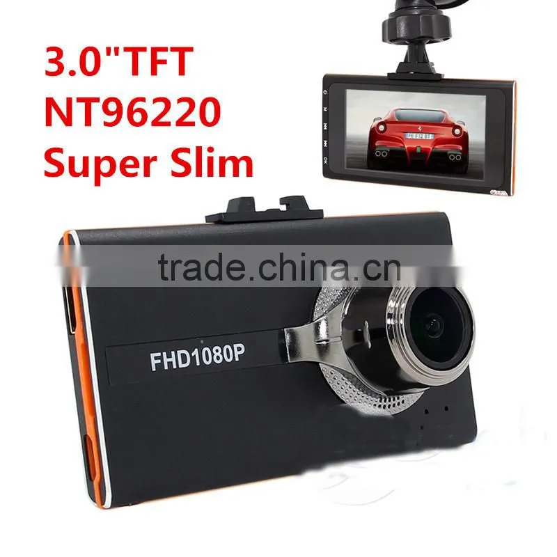 3.0 inch Driving Recorder FHD 1080P Car DVR H.264 1920x1080 G-sensor Vehicle Camera with 170 Degree Angle