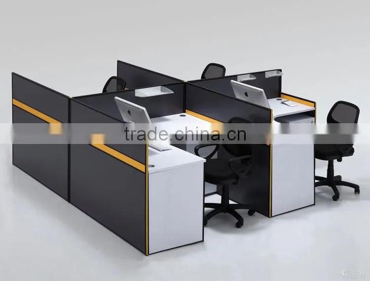 Modern 4 person workstation cubicles furniture (SZ-WSB405)