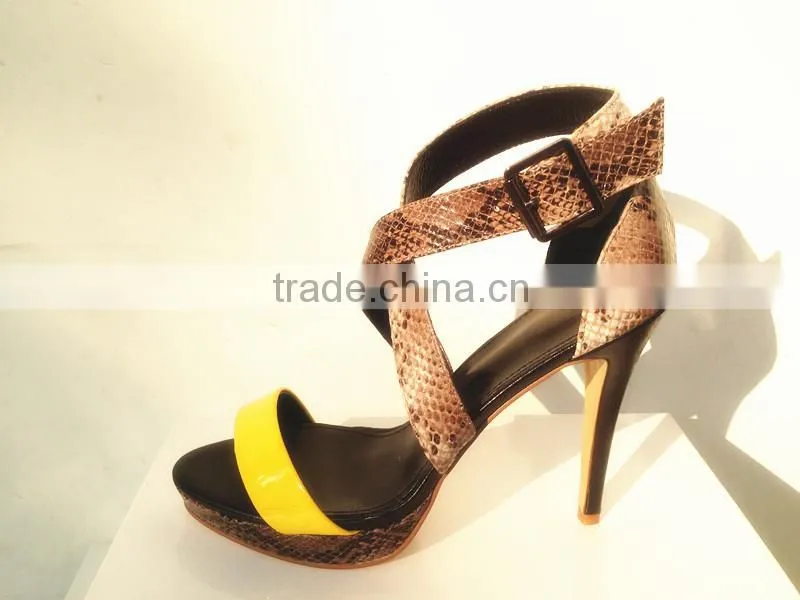 Catwalk Shoes New Style Heels for Women, Open Toe High Heel Platform Sandals Woman