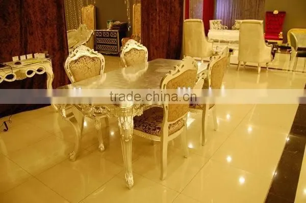 French style velvet dining room sets D1062