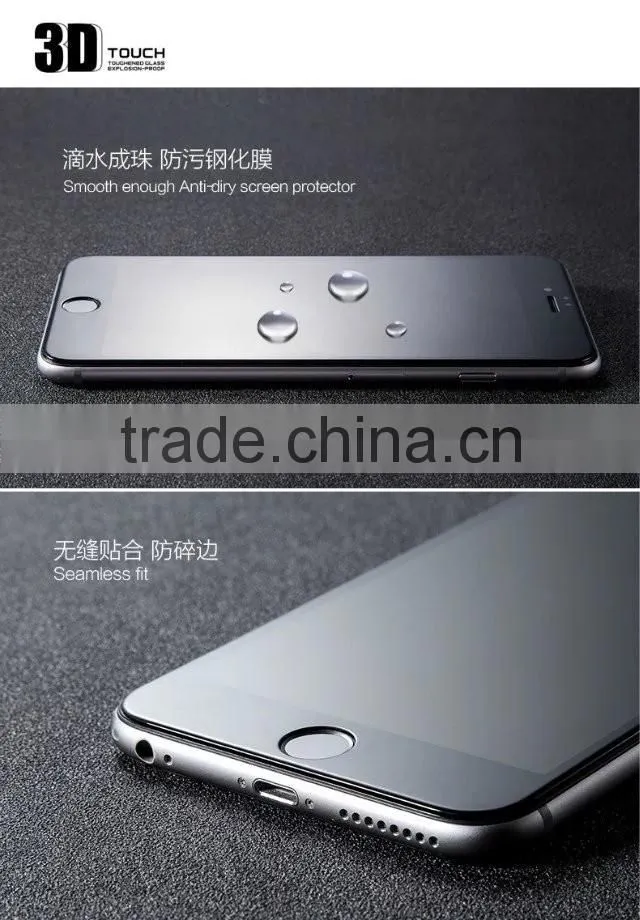 Joyroom Anti explosion Tempered Glass 3D Screen Protective Film For iPhone 6Plus Transparent Frame Package MT-5457