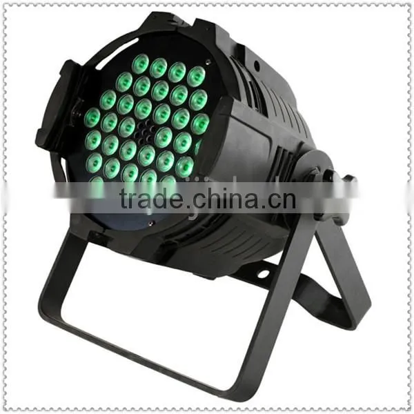 Tri color 36 3w led par64 RGB 3in1 par 64 led