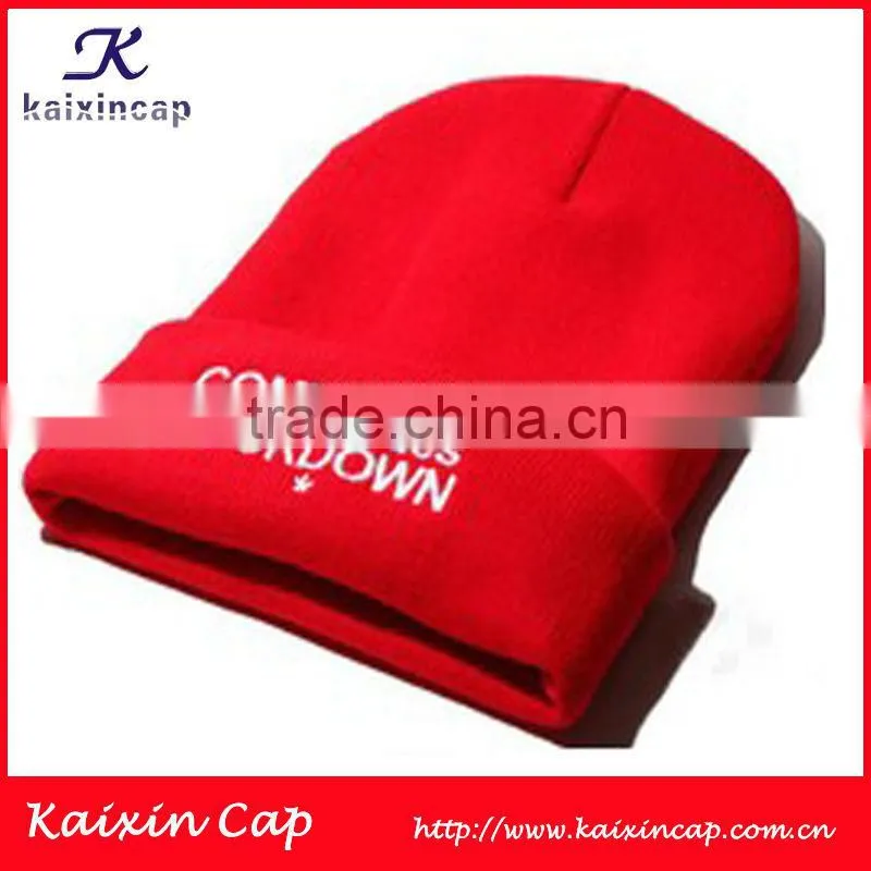 kid Beanie hat 100% acryl mix colour knit cap