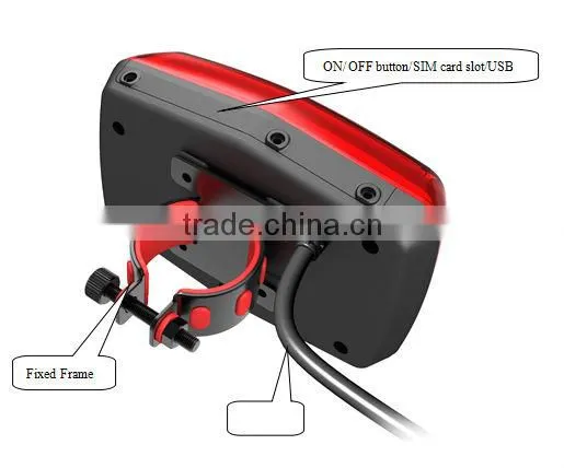 2014 Taillight shape, waterproof design,easy to hide and outdoor installation GPS tracker 304B used for motorcycle and bicycle