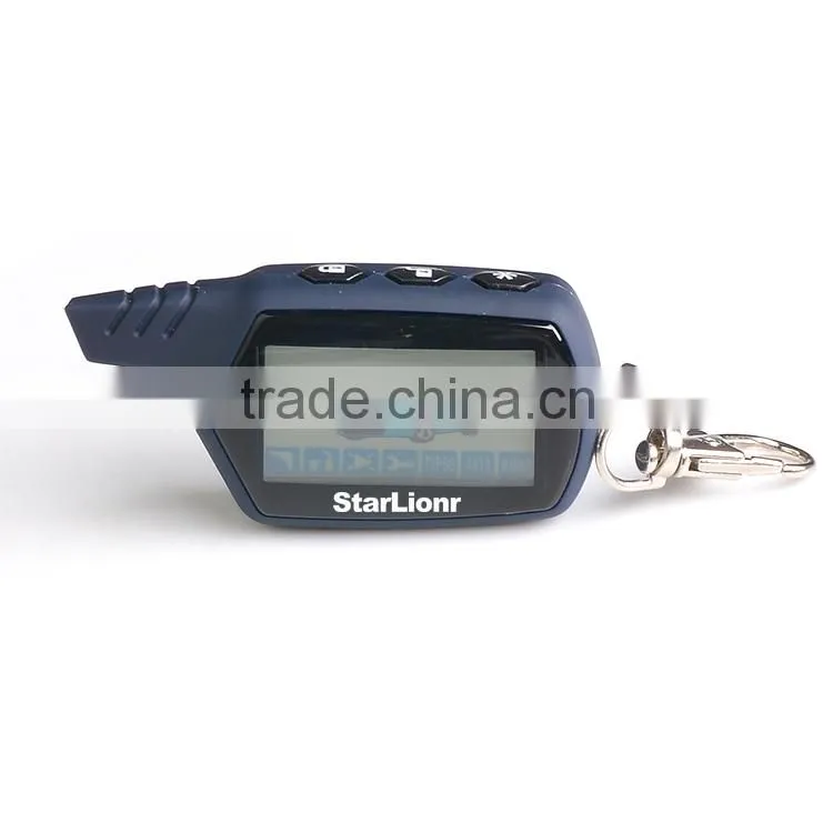 New upgrade starlionr A61 two way car alarm system with LCD remote engine start
