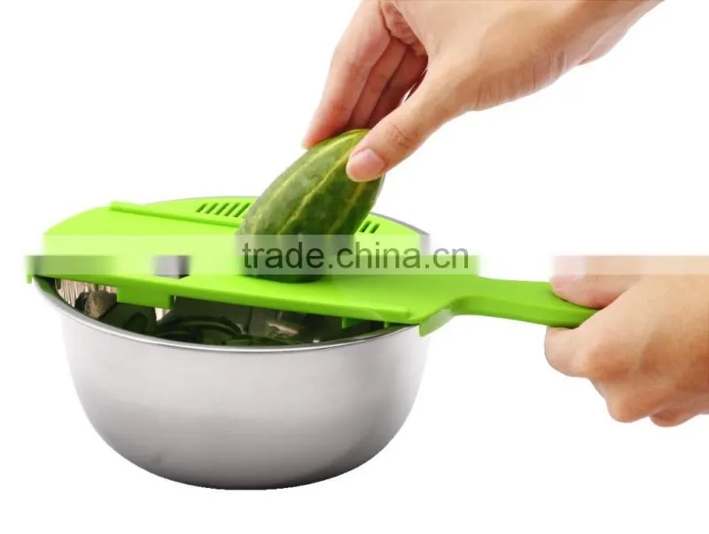 S/S+ABS 28.5*14*1 Colorful kitchen tools vegetable slicer/draining board