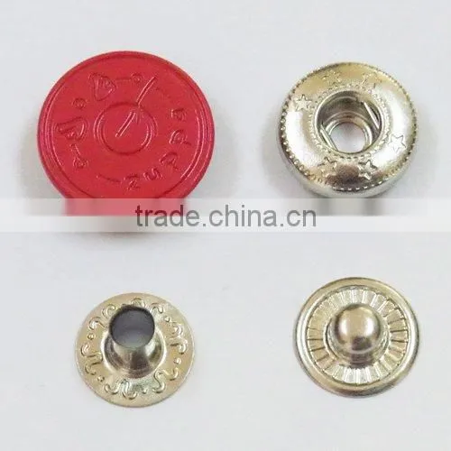 Press snap button