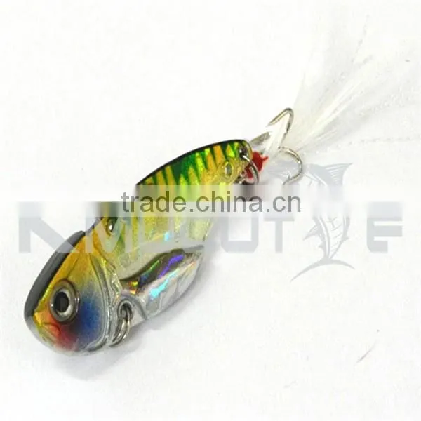 Chentilly CH14LP24 Metal VIB fishing lure 5.5cm 11g metal bait feather hook metal blade VIB fishing lure