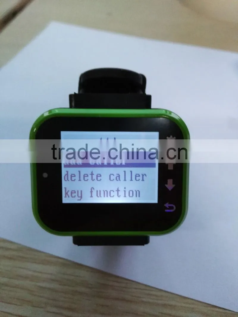 wireless restaurant buzzer transmitter waiter smart watches guest pager guest paing system