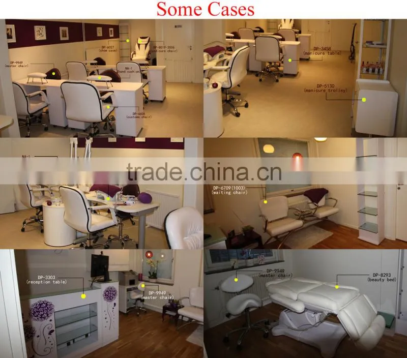 white manicure table UV lamp table for manicure stores