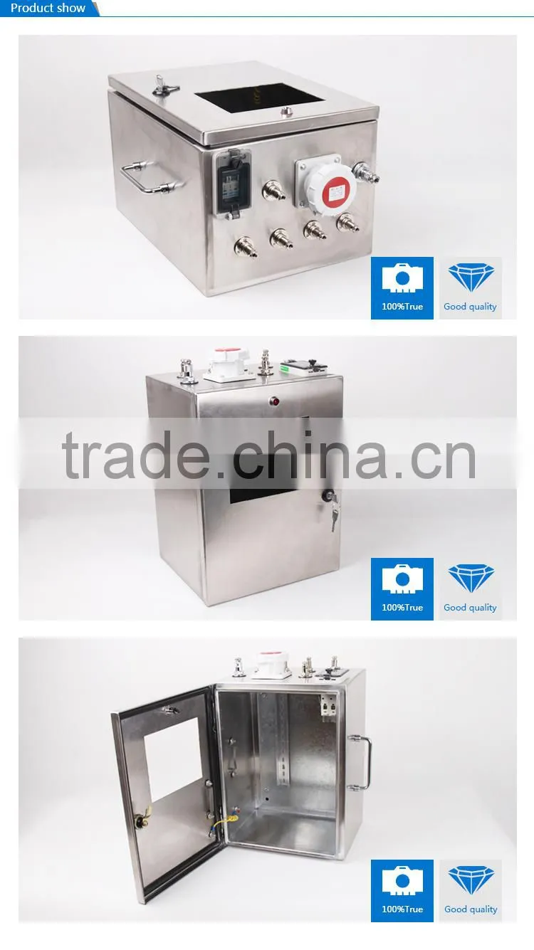SAIP/SAIPWELL Customized Mobile Electrical Stainless Steel Power Socket Box