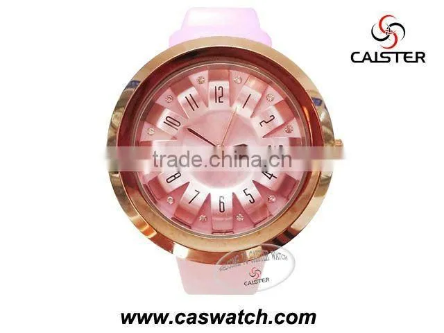 2013 New Style Fashion Watch for lady with CZ Stones Bezel