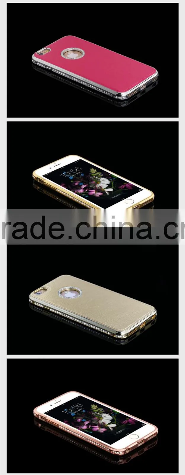 Premium Diamond Leather Case for iPhone 6