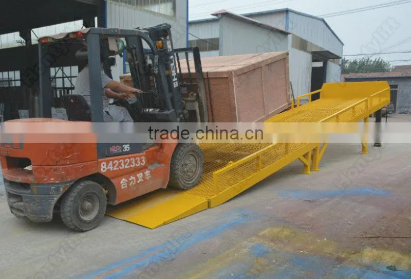 cheap driveway dock ramp forklift ramp with CE