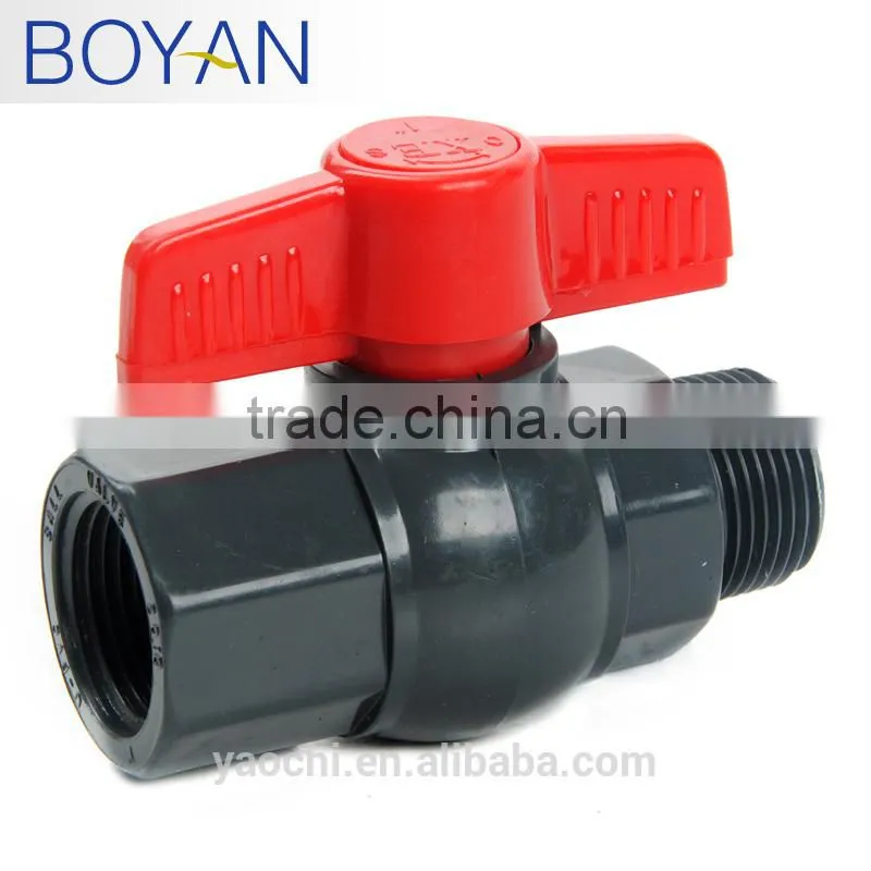 China supplier plastic pvc ball valve