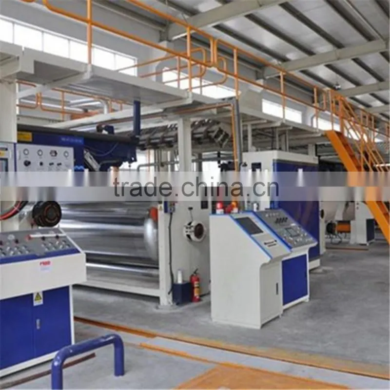 Complete 3 5 7 ply cardboard corrugated paperboard production line