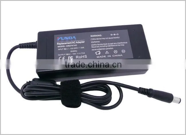Good Quality YUNDA Laptop AC Adapter for HP 19V 4.74A 90W /7.4mm*5.0mm