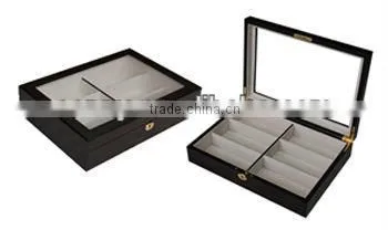 Exclusive high end wooden eyeglass display box