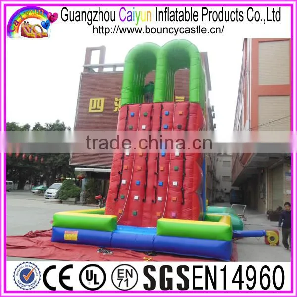 Double Arch Inflatable Water Slide With Big Pool