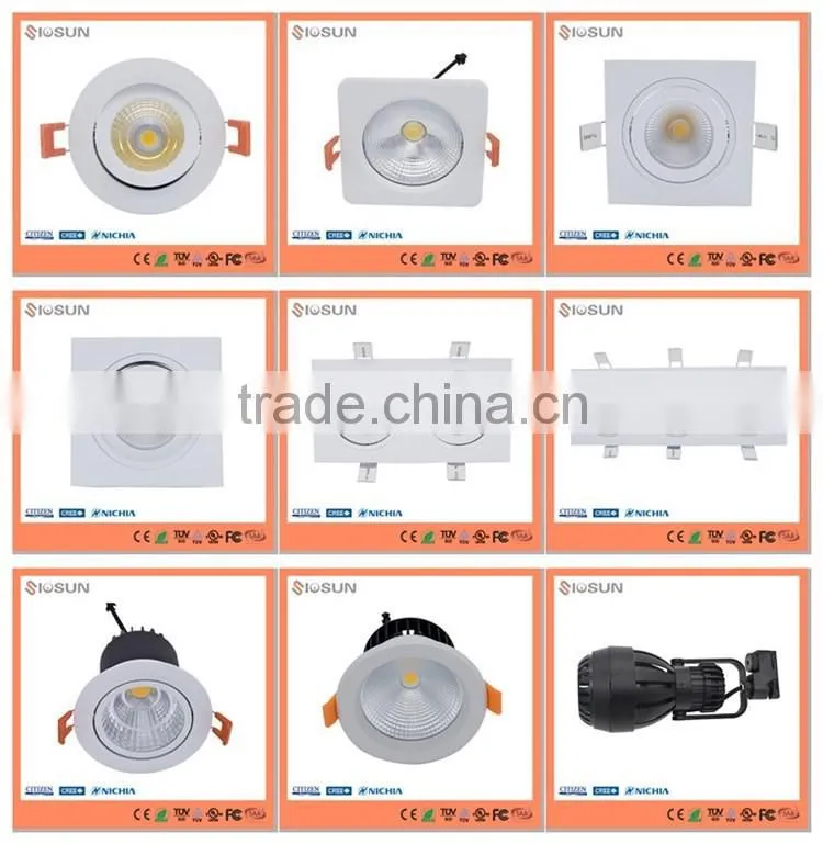 5W 1210Lumens SAMSUNG SMD 140mm Cut Out LED Aluminum Recessed Downlight