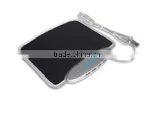 Multifunction mouse pad with usb hub blue LED light 4 ports 2.0 version