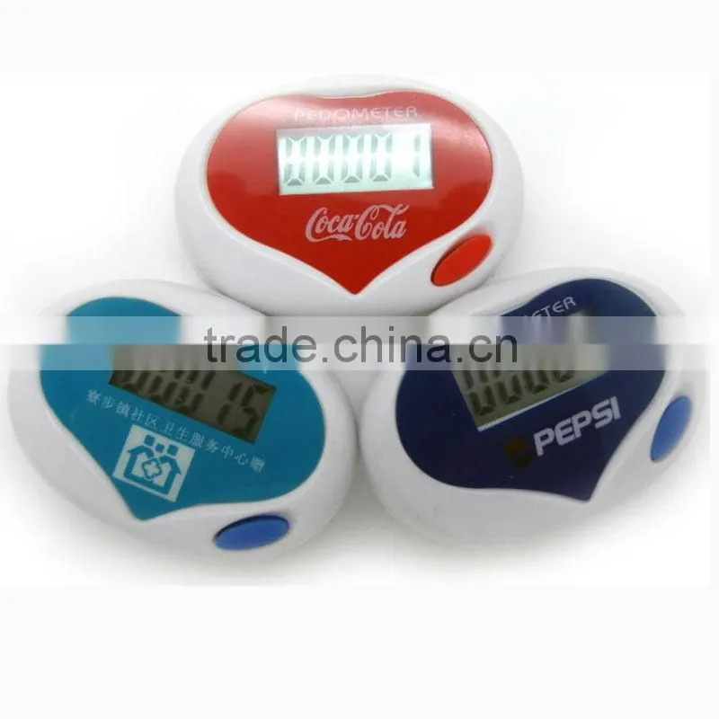 Pedometer with Calorie/ Body Healthy Pedometer Heart Shape