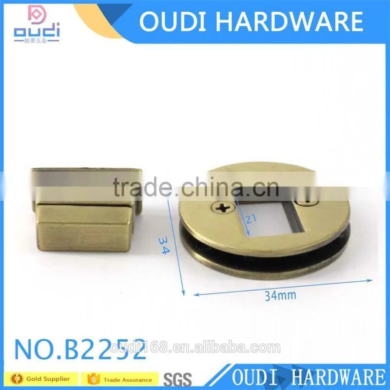 The most bag lock bag accessories in Guangzhou China,popular with people bag accessories turn lock.