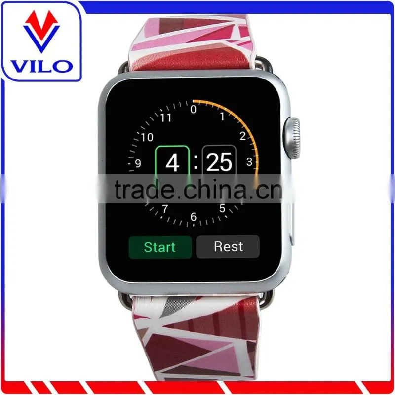 38mm/42mm Leather wristband for Apple Watch band strap with adapter