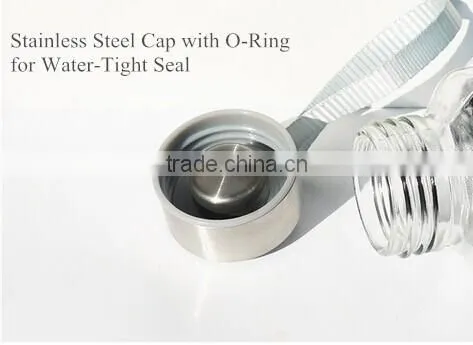 OEM private lable BPA Free 500ml glass juice drinking bottle