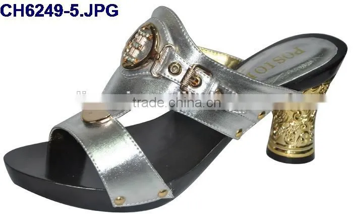 CH6249-6 Fashion women low heel /wholesale sandals for party