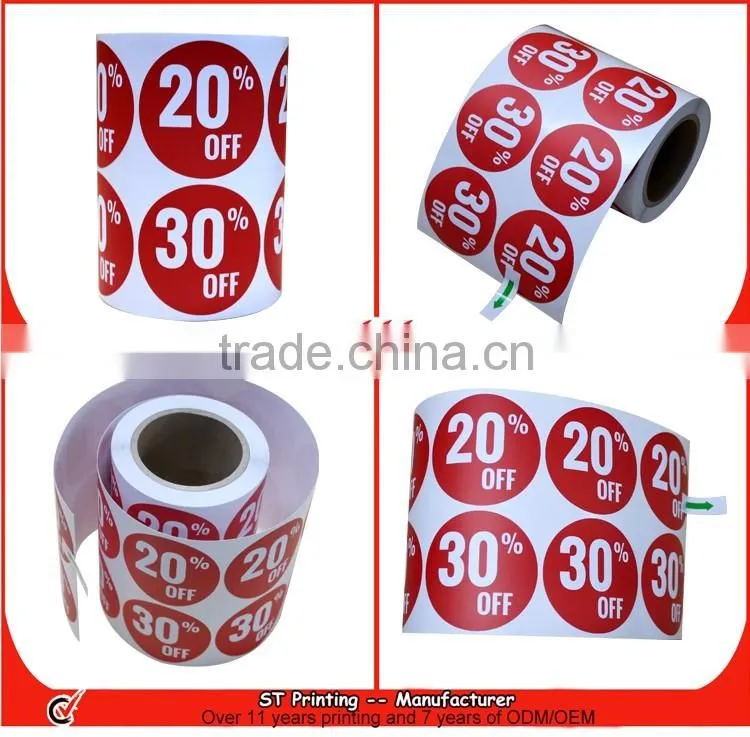 sticker labels printing for glass