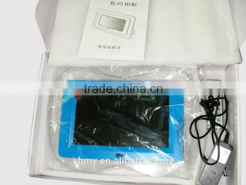 7 inch gift digital photo frame Alarm Clock MP3 MP4 Movie Player