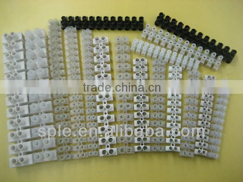 12-way plastic feed through terminal block