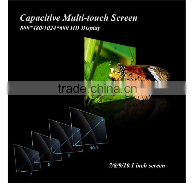 Android 5.1.1 Quad core Car dvd player with Wifi 3G Dongle bluetooth GPS Rear view camera