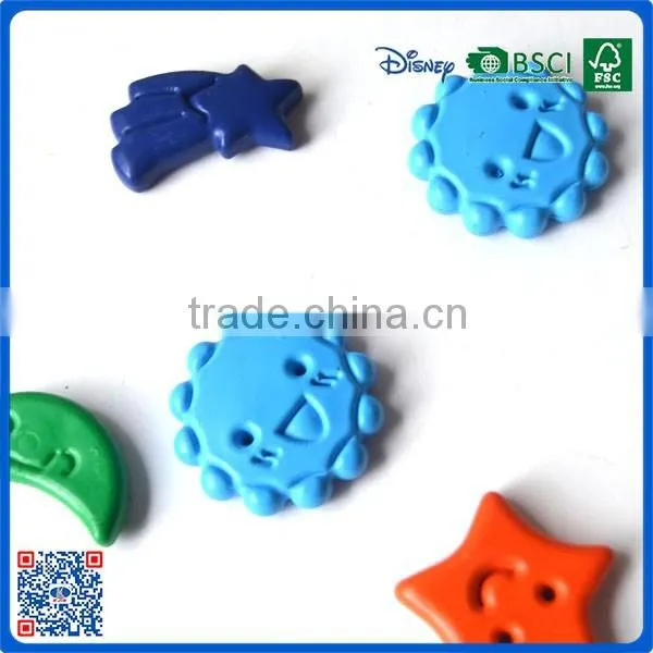 2016 new customed fancy 3D crayon 8 pack for school stationery