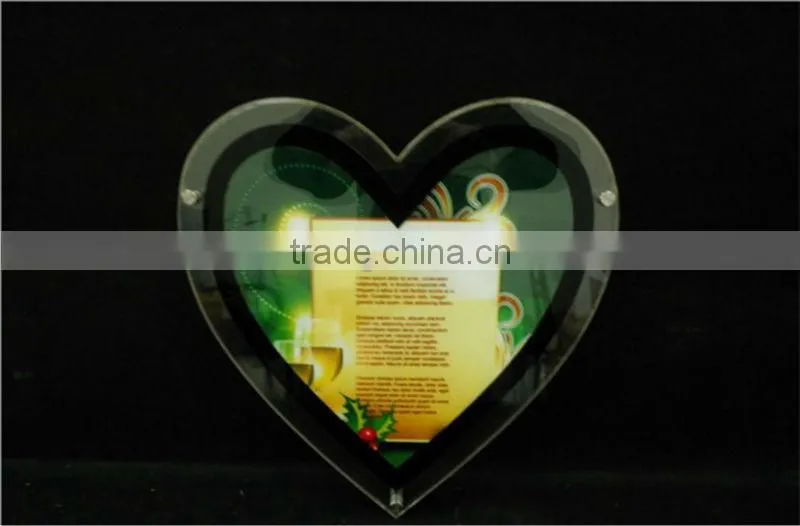 Customed Advertising Crystal Led Light Box for Sale
